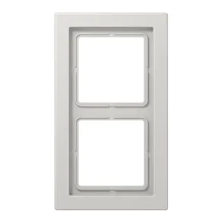 Jung Rahmen 2fach, Duroplast, LS-DESIGN, lichtgrau LSD982LG