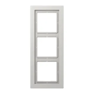 Jung Rahmen 3fach, Duroplast, LS-DESIGN, lichtgrau LSD983LG