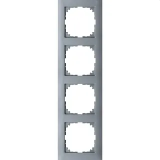 Merten Rahmen MEG4040-3660 4fach aluminium