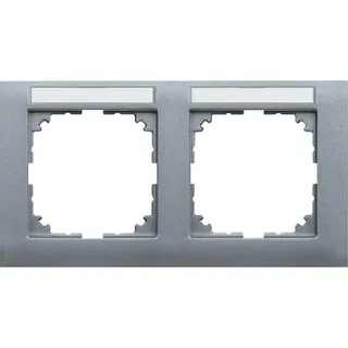 Merten Rahmen MEG4021-3660 2fach M-Pure aluminium
