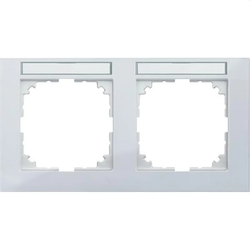 Merten Rahmen MEG4021-3619 2fach M-Pure polarweiss