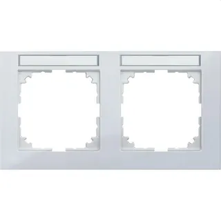 Merten Rahmen MEG4021-3619 2fach M-Pure polarweiss