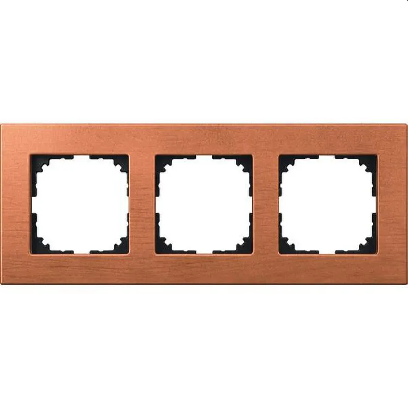 Merten Rahmen MEG4053-3470 3fach buche