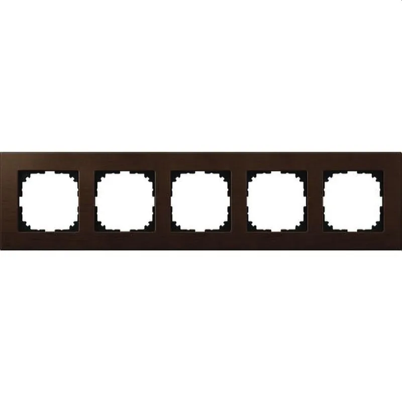 Merten Rahmen MEG4055-3473 5fach walnuss