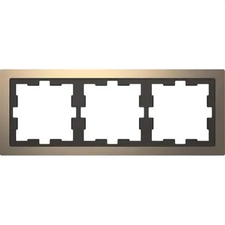 Merten Rahmen D-Life 3fach Nickelmetallic