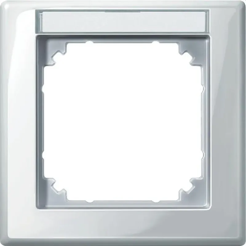 Merten Rahmen 470119 1fach polarweiss glaenzend