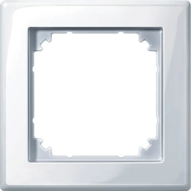 Merten Rahmen 478125 1fach aktivweiss glaenzend
