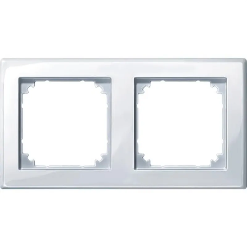 Merten Rahmen 478225 2fach aktivweiss glaenzend