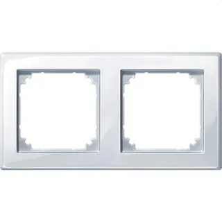 Merten Rahmen 478225 2fach aktivweiss glaenzend