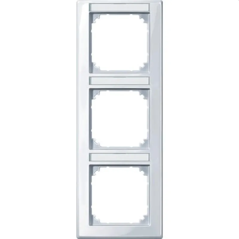 Merten Rahmen 470325 3fach senkr. aktivweiss glaenzend