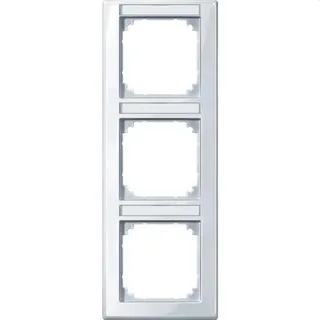 Merten Rahmen 470325 3fach senkr. aktivweiss glaenzend