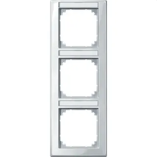 Merten Rahmen 470319 3fach senkr. polarweiss glaenzend