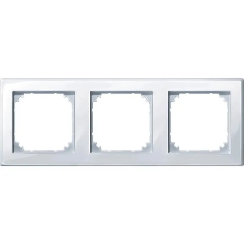 Merten Rahmen 478325 3fach aktivweiss glaenzend