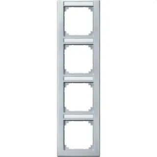 Merten Rahmen 474419 4fach senkr. polarweiss glaenzend