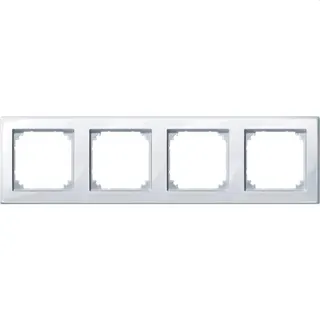 Merten Rahmen 478425 4fach aktivweiss glaenzend