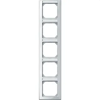 Merten Rahmen 470519 5fach senkr. polarweiss glaenzend