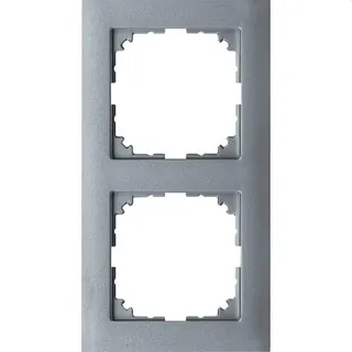 Merten Rahmen MEG4020-3660 2fach aluminium