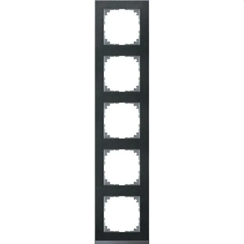 Merten Rahmen MEG4050-3669 5fach schiefer/aluminium