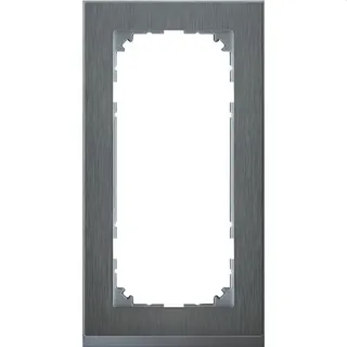 Merten Rahmen MEG4025-3646 2fach edelstahl/aluminium