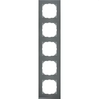 Merten Rahmen MEG4050-3646 5fach edelstahl/aluminium