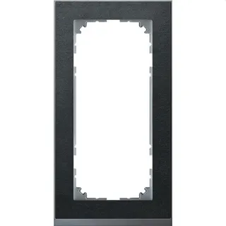 Merten Rahmen MEG4025-3669 2fach schiefer/aluminium