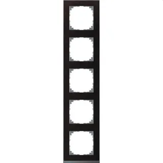 Merten Rahmen MEG4050-3671 5fach wenge/aluminium