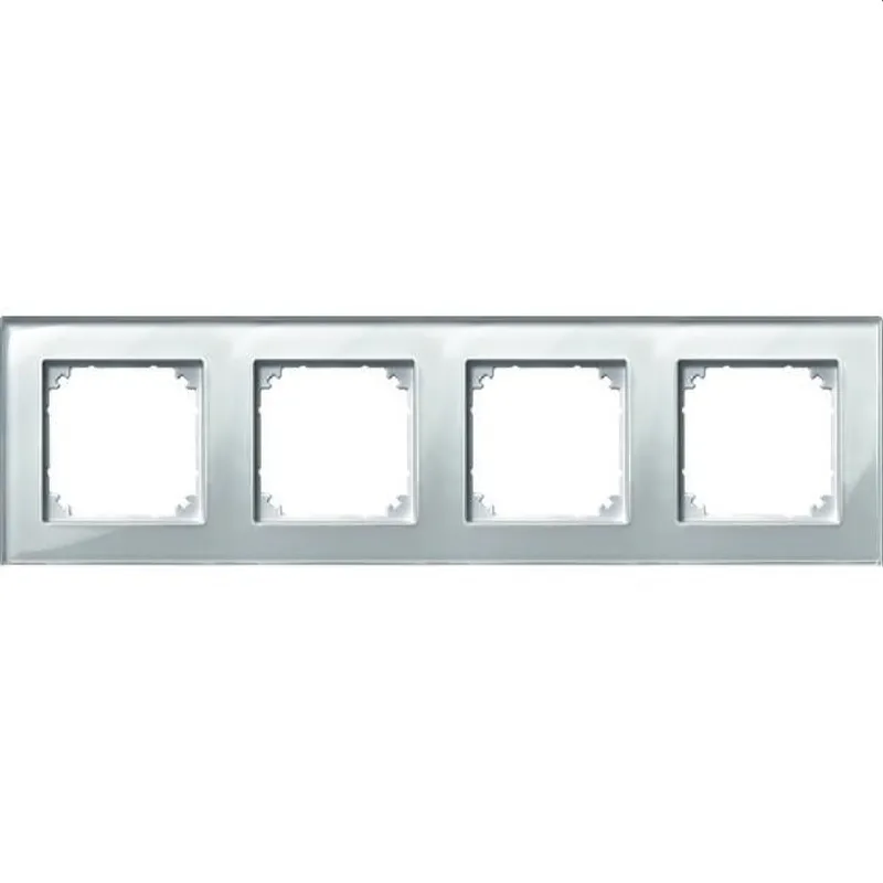 Merten Rahmen 489419 4fach brillantweiss
