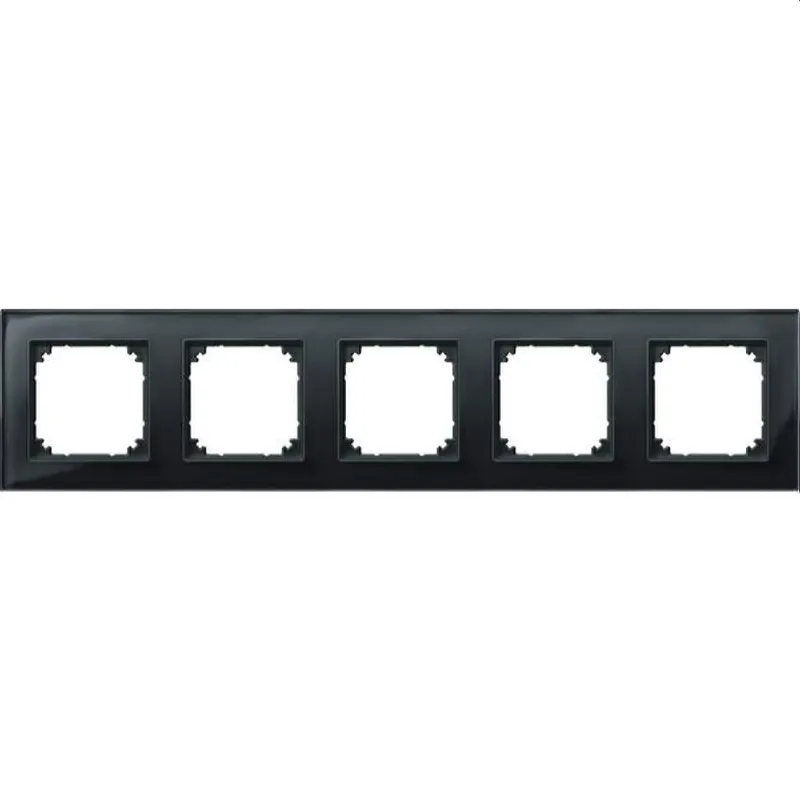Merten Rahmen 489503 5fach onyxschwarz