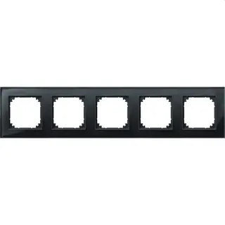 Merten Rahmen 489503 5fach onyxschwarz