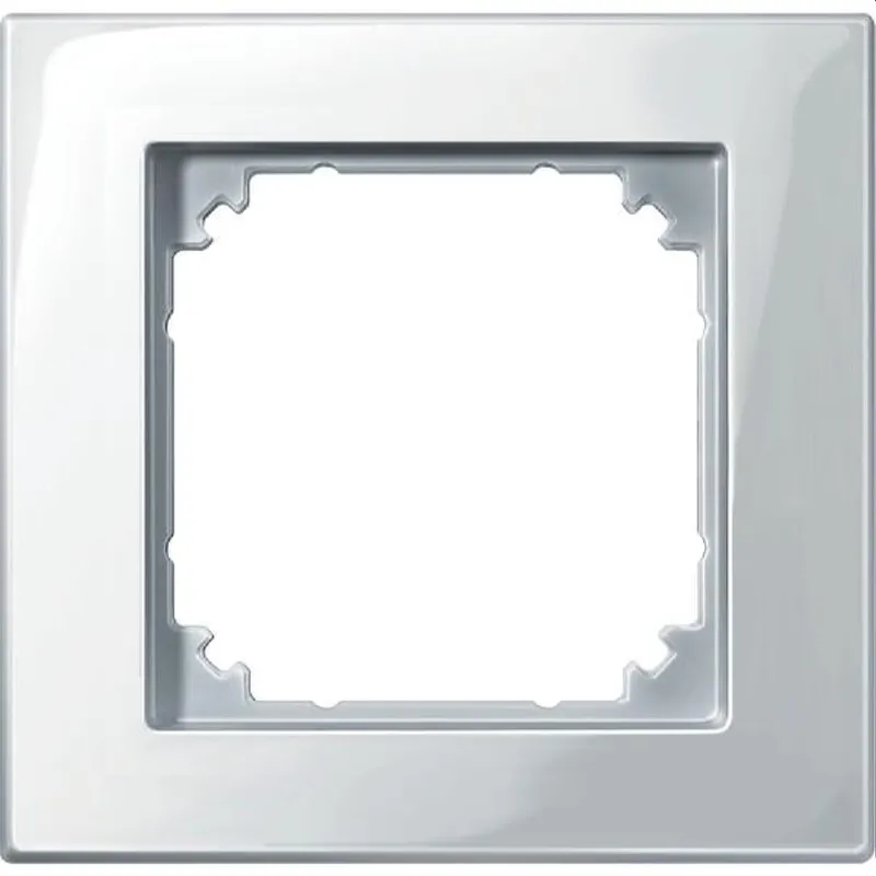 Merten Rahmen 503119 1fach polarweiss glaenzend