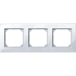 Merten Rahmen 503325 3fach aktivweiss glaenzend