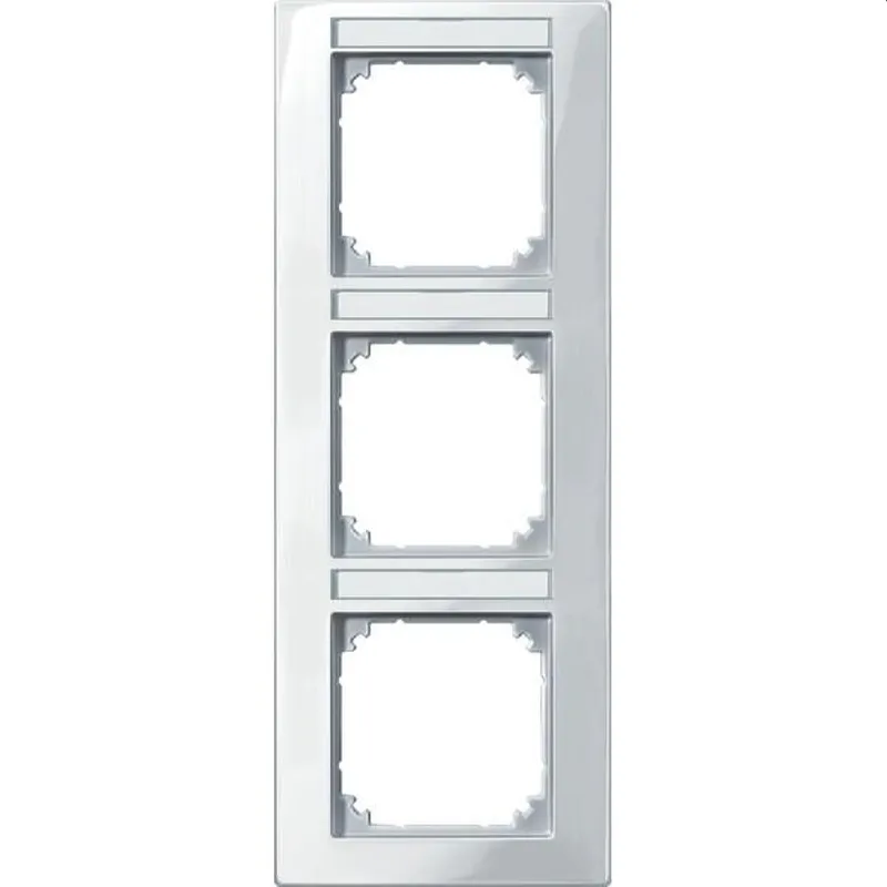 Merten Rahmen 513319 3fach senkr. polarweiss glaenzend