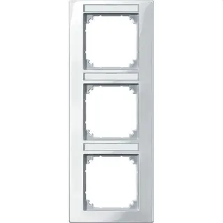 Merten Rahmen 513319 3fach senkr. polarweiss glaenzend