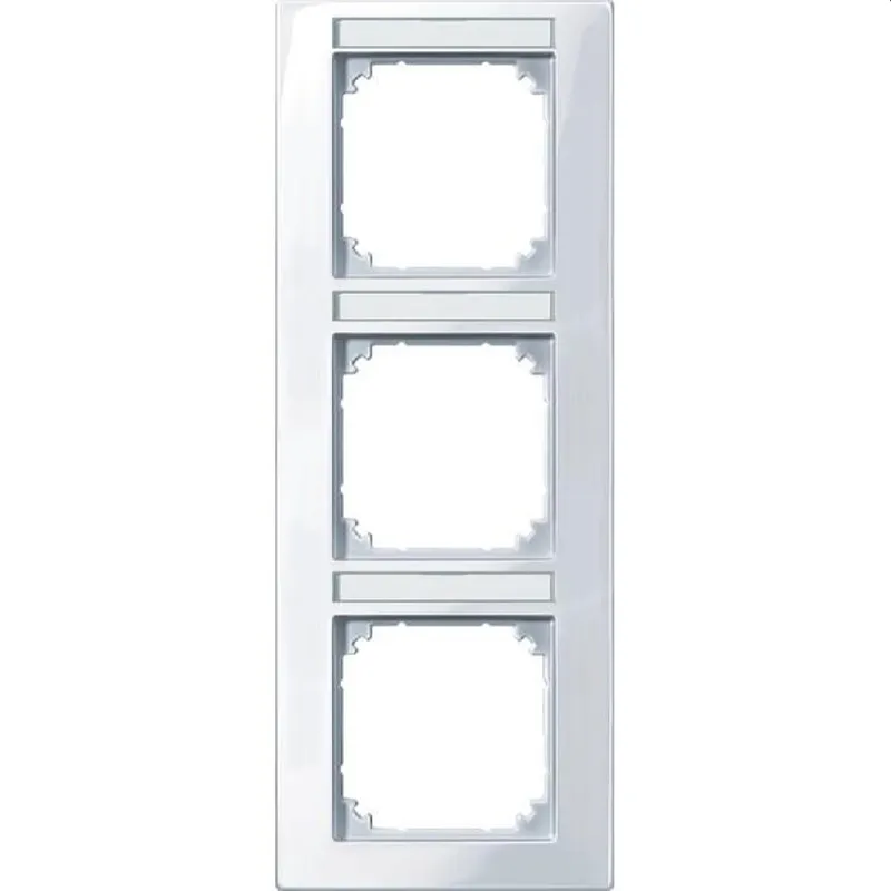 Merten Rahmen 513325 3fach senkr. aktivweiss glaenzend