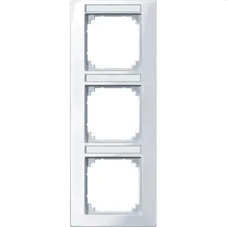 Merten Rahmen 513325 3fach senkr. aktivweiss glaenzend