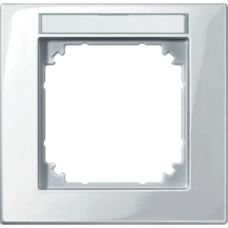 Merten Rahmen 514119 1fach polarweiss glaenzend