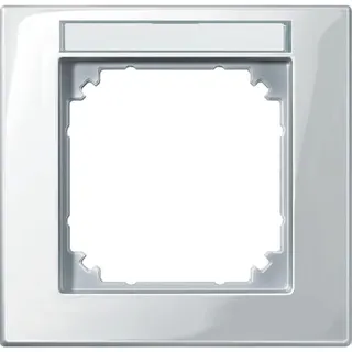 Merten Rahmen 514119 1fach polarweiss glaenzend