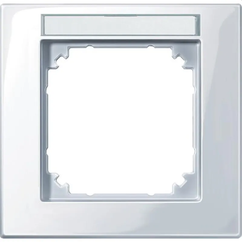Merten Rahmen 514125 1fach aktivweiss glaenzend