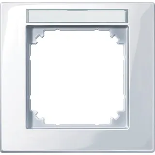 Merten Rahmen 514125 1fach aktivweiss glaenzend