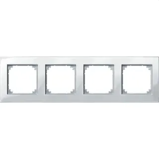 Merten Rahmen 515419 4fach polarweiss glaenzend