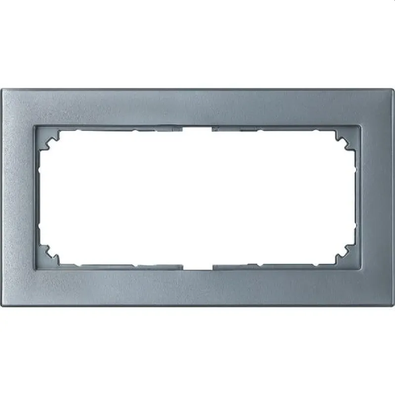 Merten Rahmen 488860 2fach aluminium M-PLAN