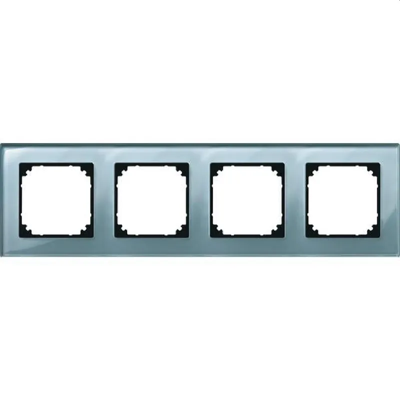 Merten Rahmen 489460 4fach diamantsilber