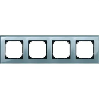 Merten Rahmen 489460 4fach diamantsilber