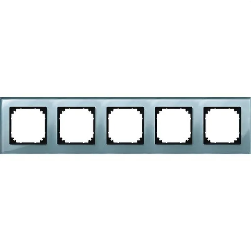 Merten Rahmen 489560 5fach diamantsilber
