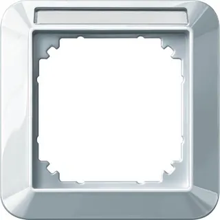 Merten Rahmen 387119 1fach polarweiss glaenzend
