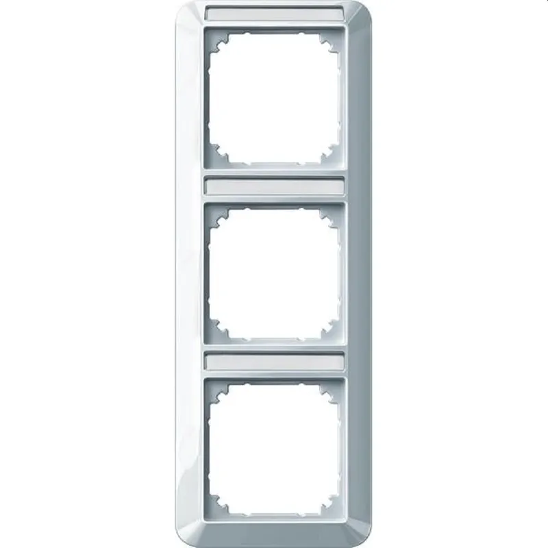 Merten Rahmen 385319 3fach senkr. polarweiss glaenzend
