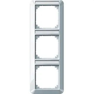 Merten Rahmen 385319 3fach senkr. polarweiss glaenzend