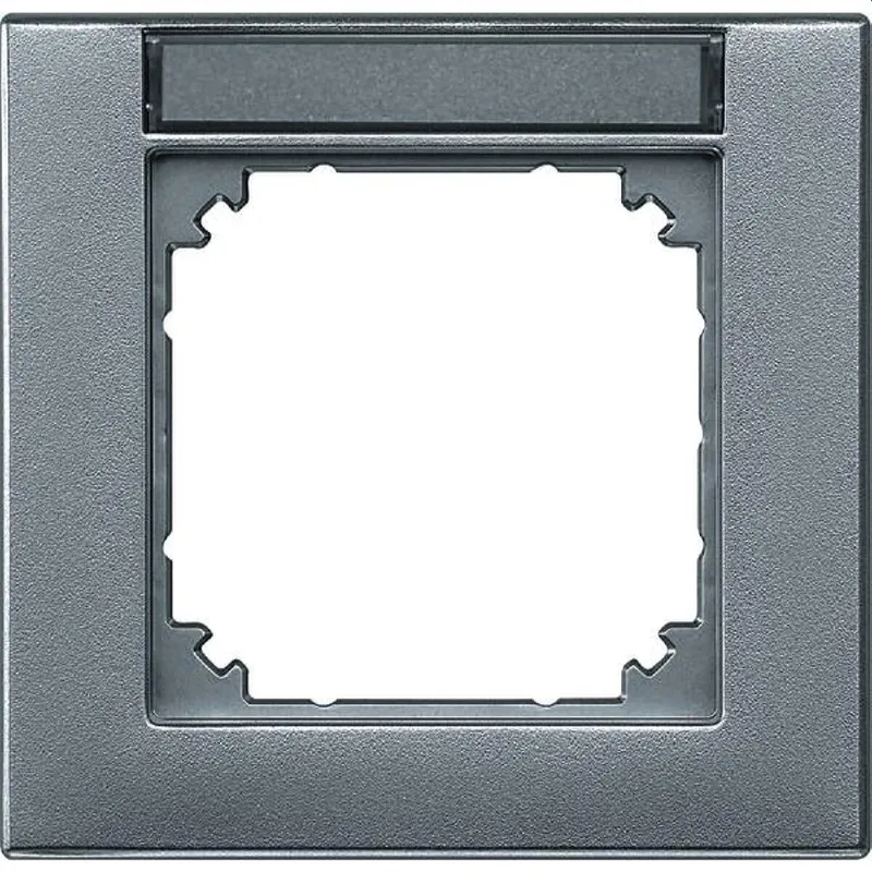 Merten Rahmen 476160 1fach aluminium M-PLAN