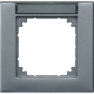Merten Rahmen 476160 1fach aluminium M-PLAN