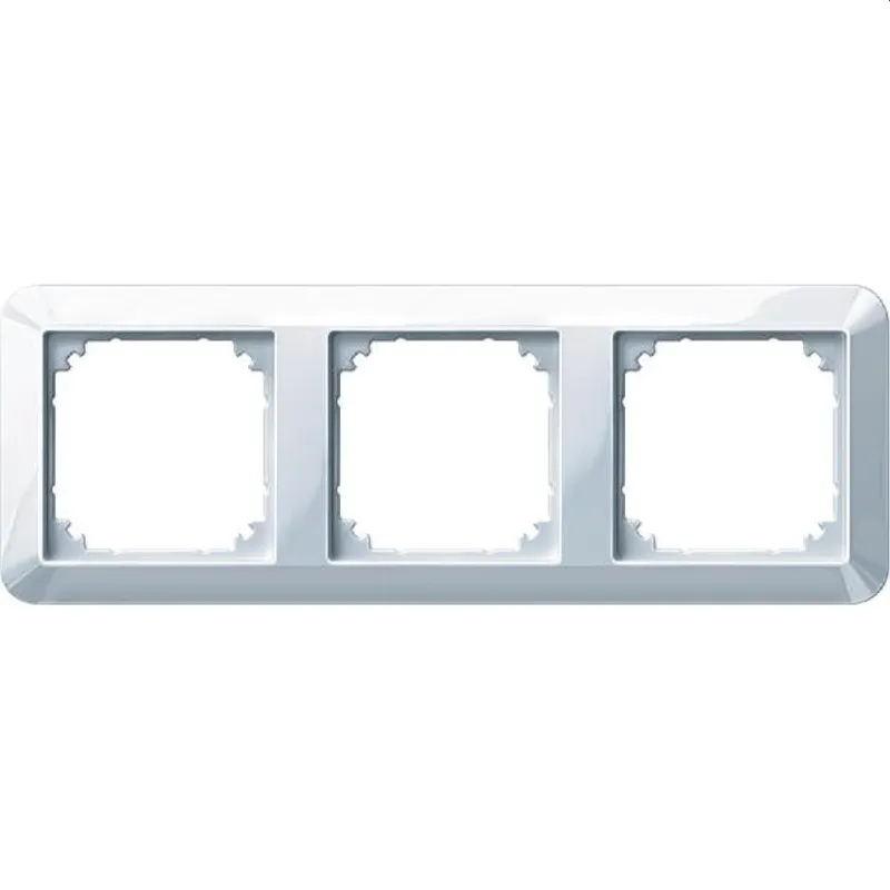 Merten Rahmen 389325 3fach aktivweiss glaenzend 1-M